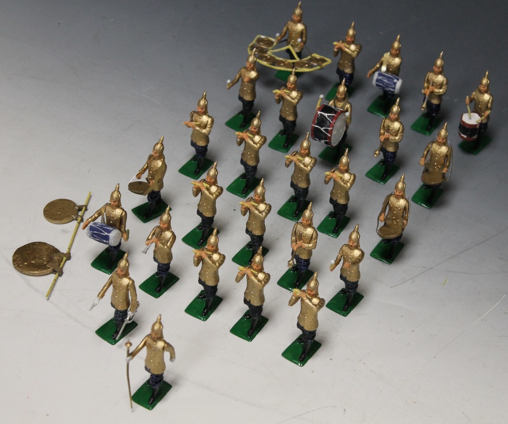 A COLLECTION OF REPRODUCTION METAL SOLDIERS OF MARCHING BANDS including Women's Royal Canadian Naval - Image 7 of 10