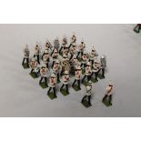 A COLLECTION OF BRITAINS METAL SOLDIERS, depicting the Bahamas Police marching band (approx 26)