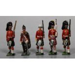 A COLLECTION OF APPROXIMATELY SIXTY FIVE METAL FIGURES BY BRITAINS, of various Scottish Regiments to