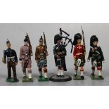 A COLLECTION OF APPROXIMATELY 80 STEADFAST AND OTHER METAL FIGURES, of Highland Regiment Soldiers,