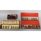 A COLLECTION OF APPROXIMATELY FIFTY FIVE METAL FIGURES BY BRITAINS AND OTHERS, to include