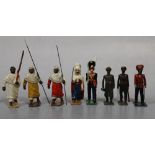 A COLLECTION OF APPROXIMATELY FIFTY METAL FIGURES BY BRITAINS AND OTHERS, to include Bedouin Arabs