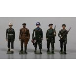 A COLLECTION OF APPROXIMATELY FIFTY METAL FIGURES BY BRITAINS, to include U.N. Infantry - six
