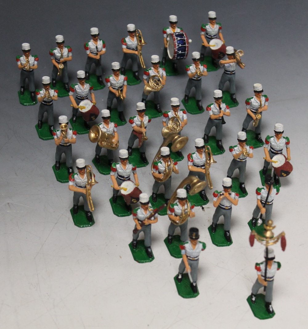 A COLLECTION OF REPRODUCTION METAL SOLDIERS OF MARCHING BANDS including Women's Royal Canadian Naval - Image 10 of 10