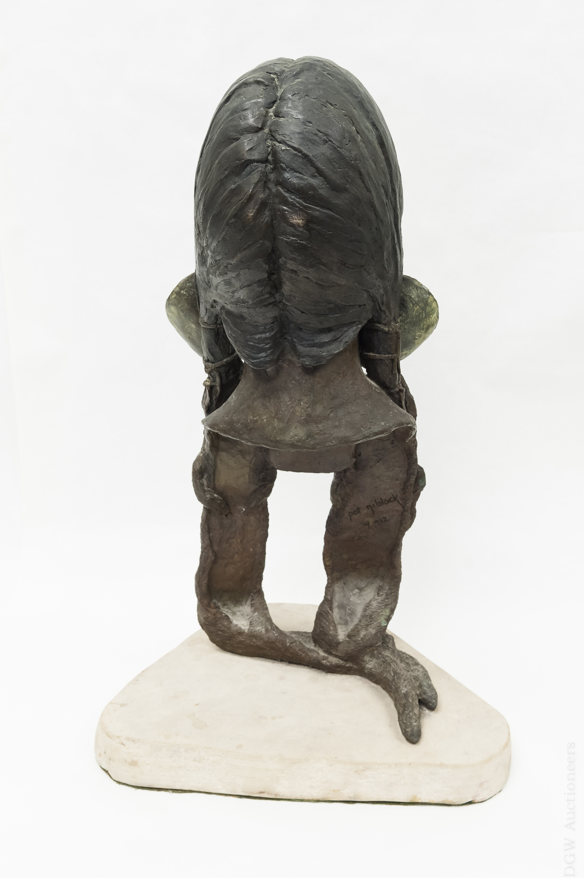 Pat Niblack Bronze Sculpture. - Image 3 of 10