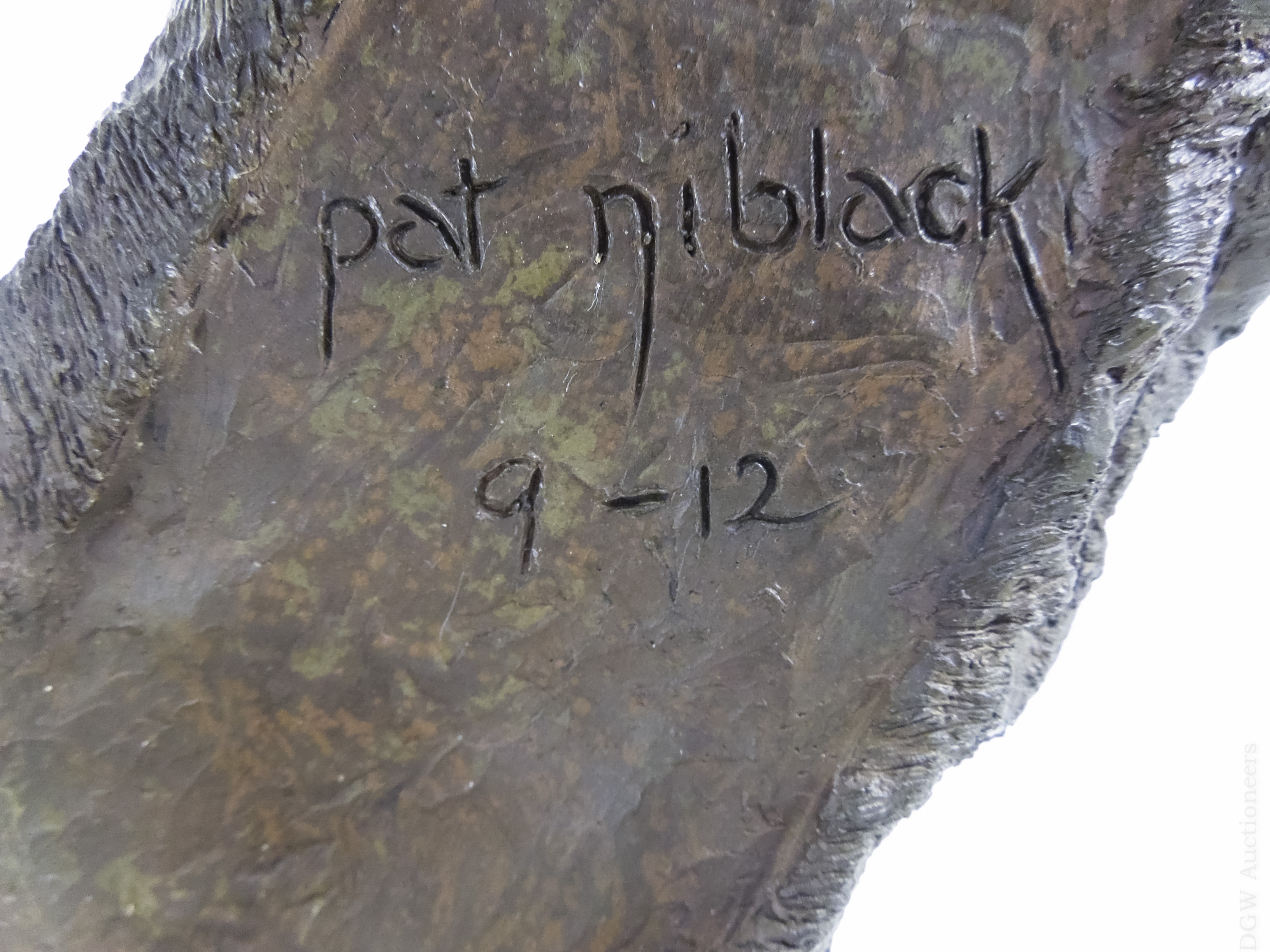 Pat Niblack Bronze Sculpture. - Image 8 of 10