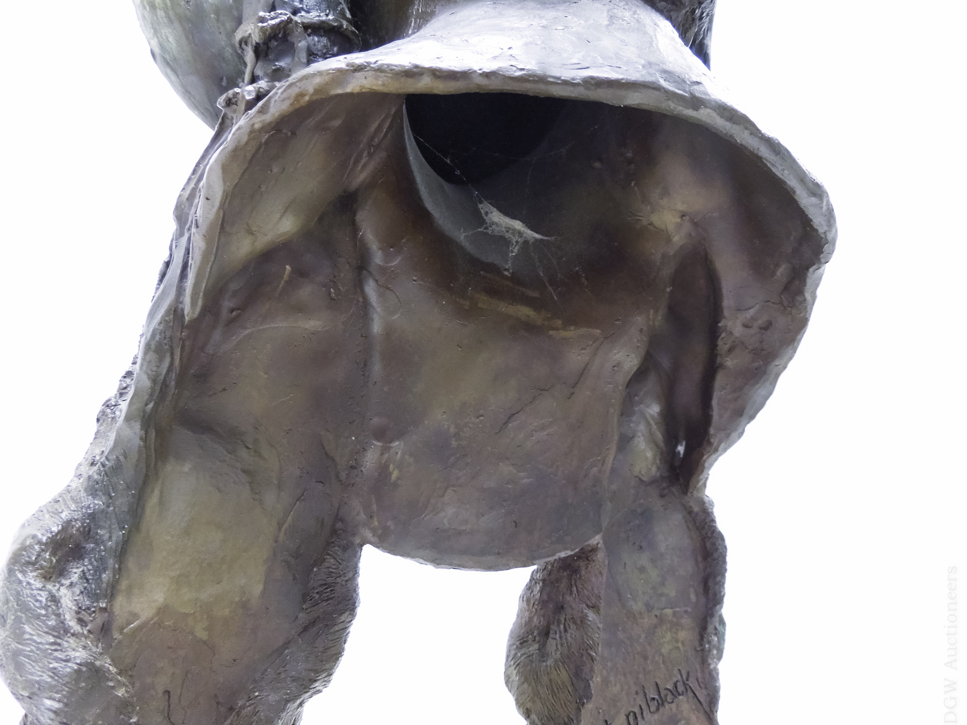 Pat Niblack Bronze Sculpture. - Image 9 of 10