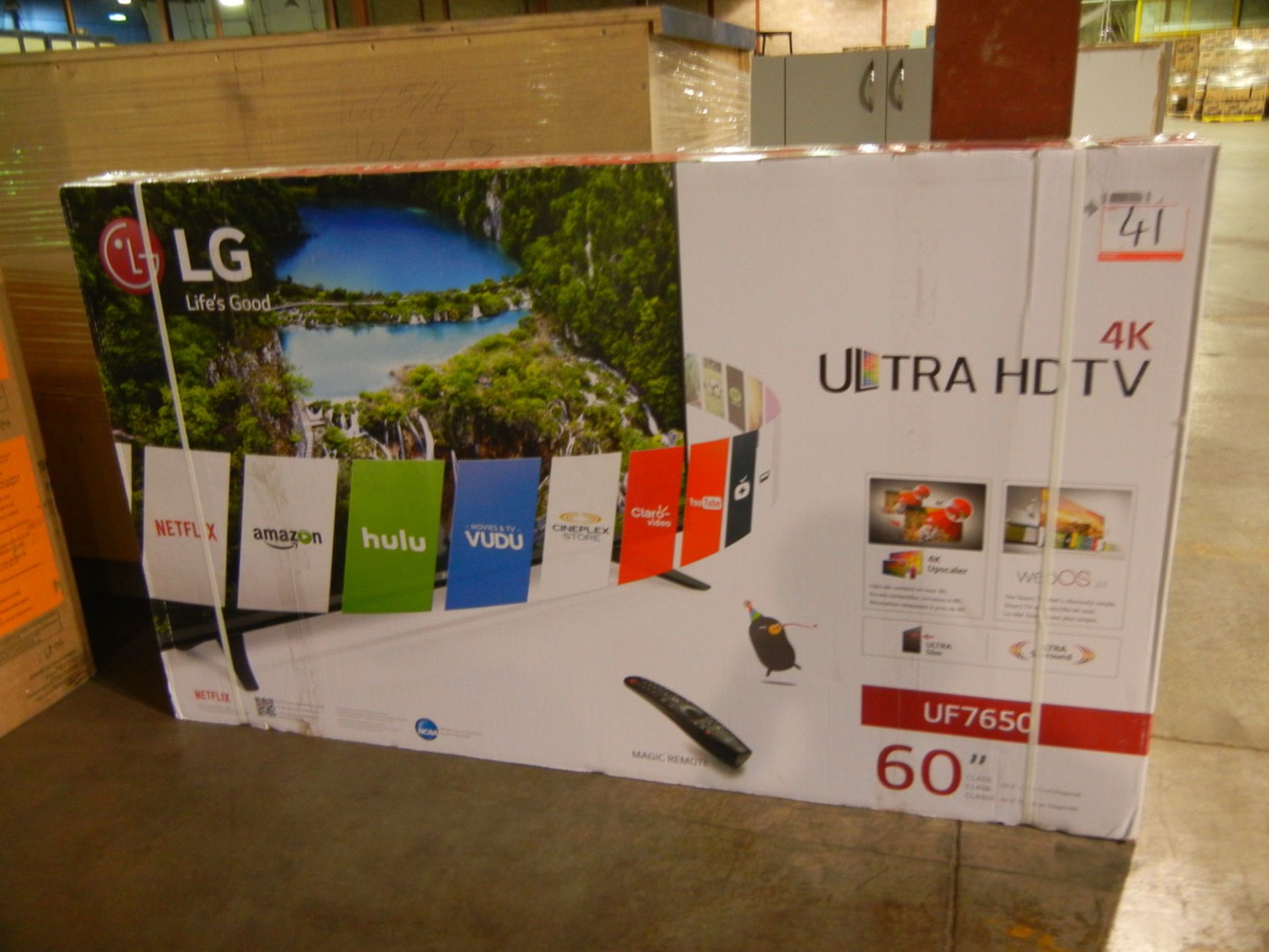 LG MOD # UF7650  60" 4K ULTRA HD TV (NEW IN BOX)