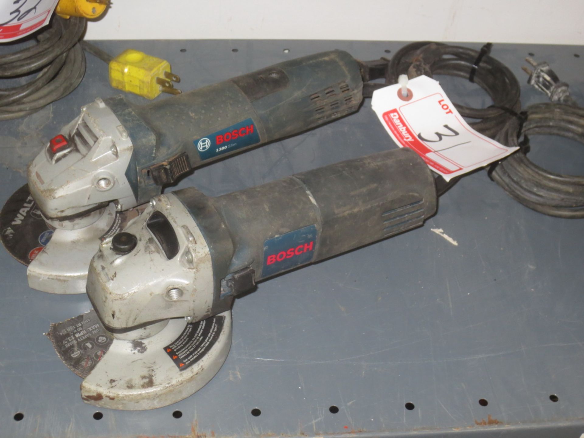 BOSCH 1380 + 1375 ELECTRIC GRINDERS