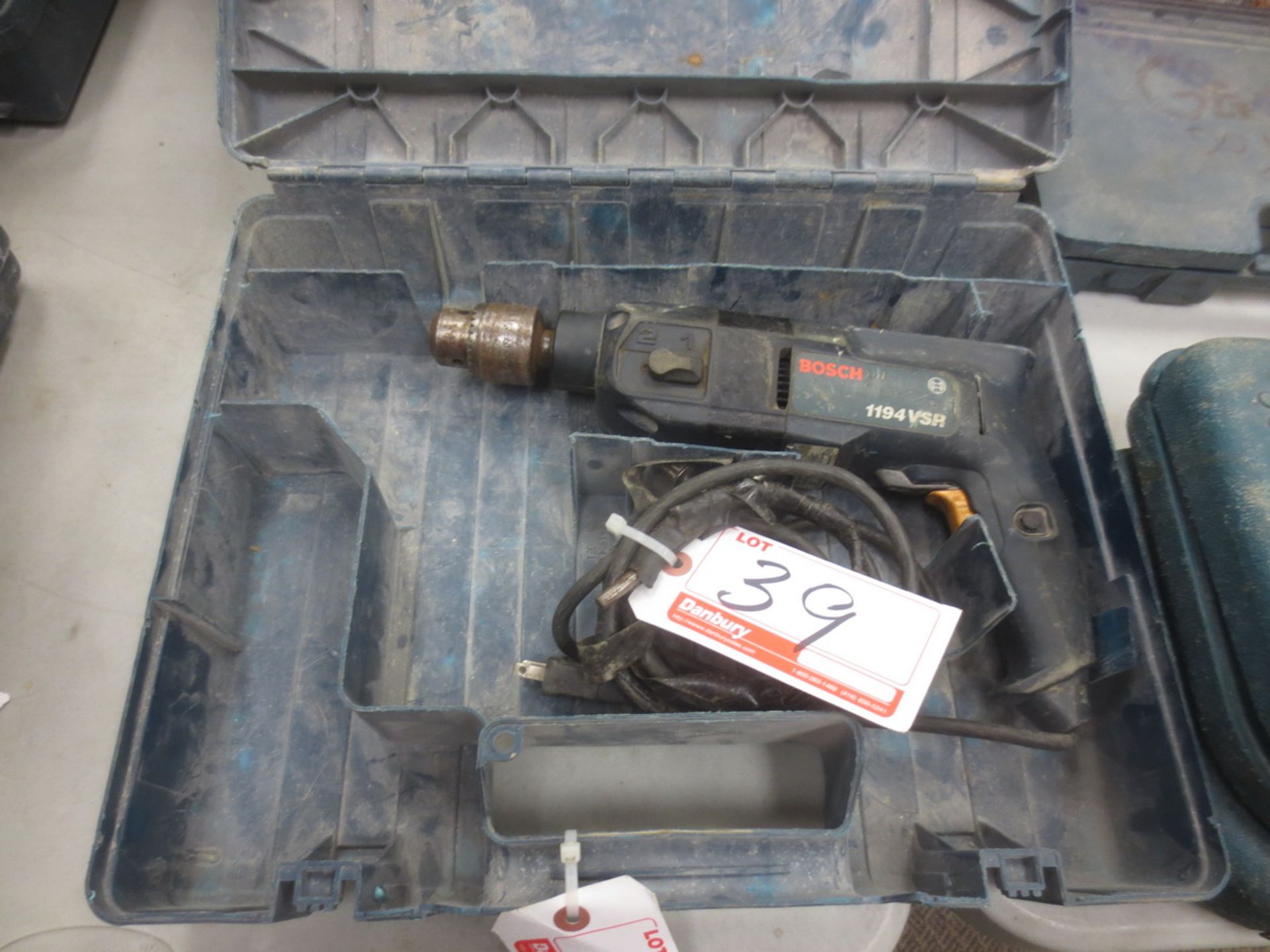 BOSCH MOD 1194 VSR ELECTRIC HAMMER DRILL + CASE