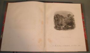 Stahlstiche aus der Schweiz L. Schütze 1848 und Villegiatura 19.Jh.  2-tlg.: Mappe mit 12 Stichen