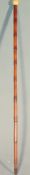 Stock eines Herrn, um 1900  Stock aus Bambus mit beschnitztem Elfenbein, Länge 88,5cm