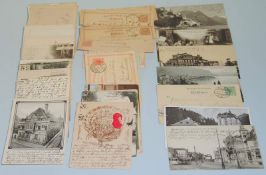 Briefwechsel und div. Postkarten Von Fürstenberg/ Büllesheim um 1910zahlreiche Postkartten mit