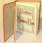 "Deutsches Kommersbuch" von 1908Einband mit Goldprägung und Ziernägeln, verlegt bei der Herder´schen