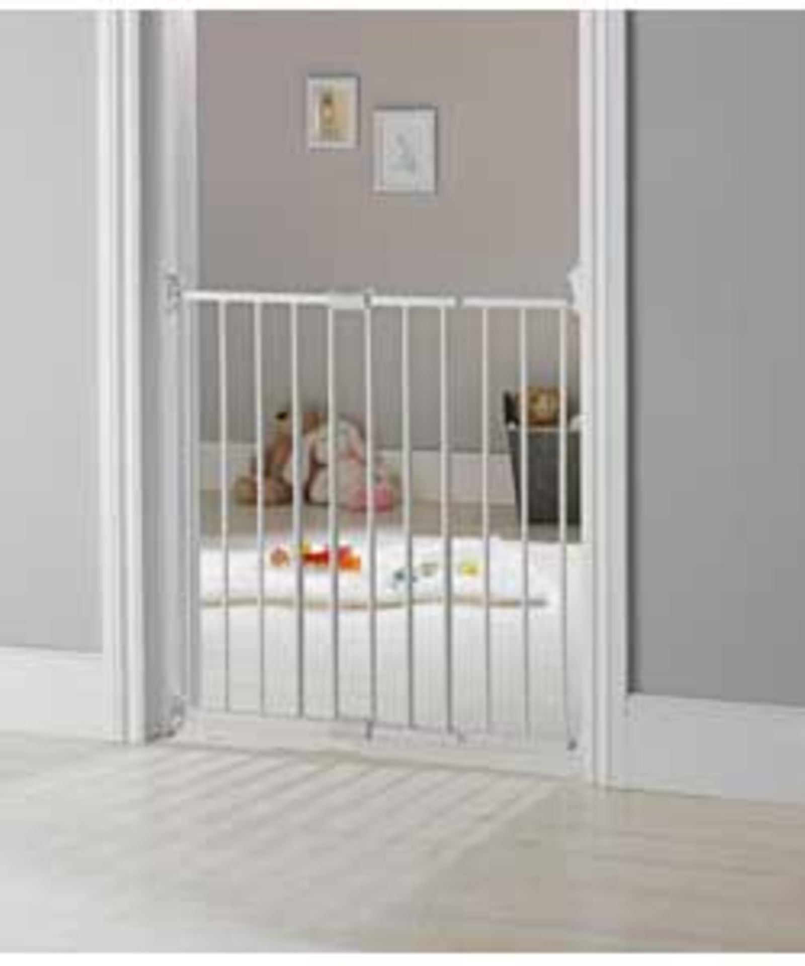 BABYSTART EXTENDING METAL WALL FIX GATE