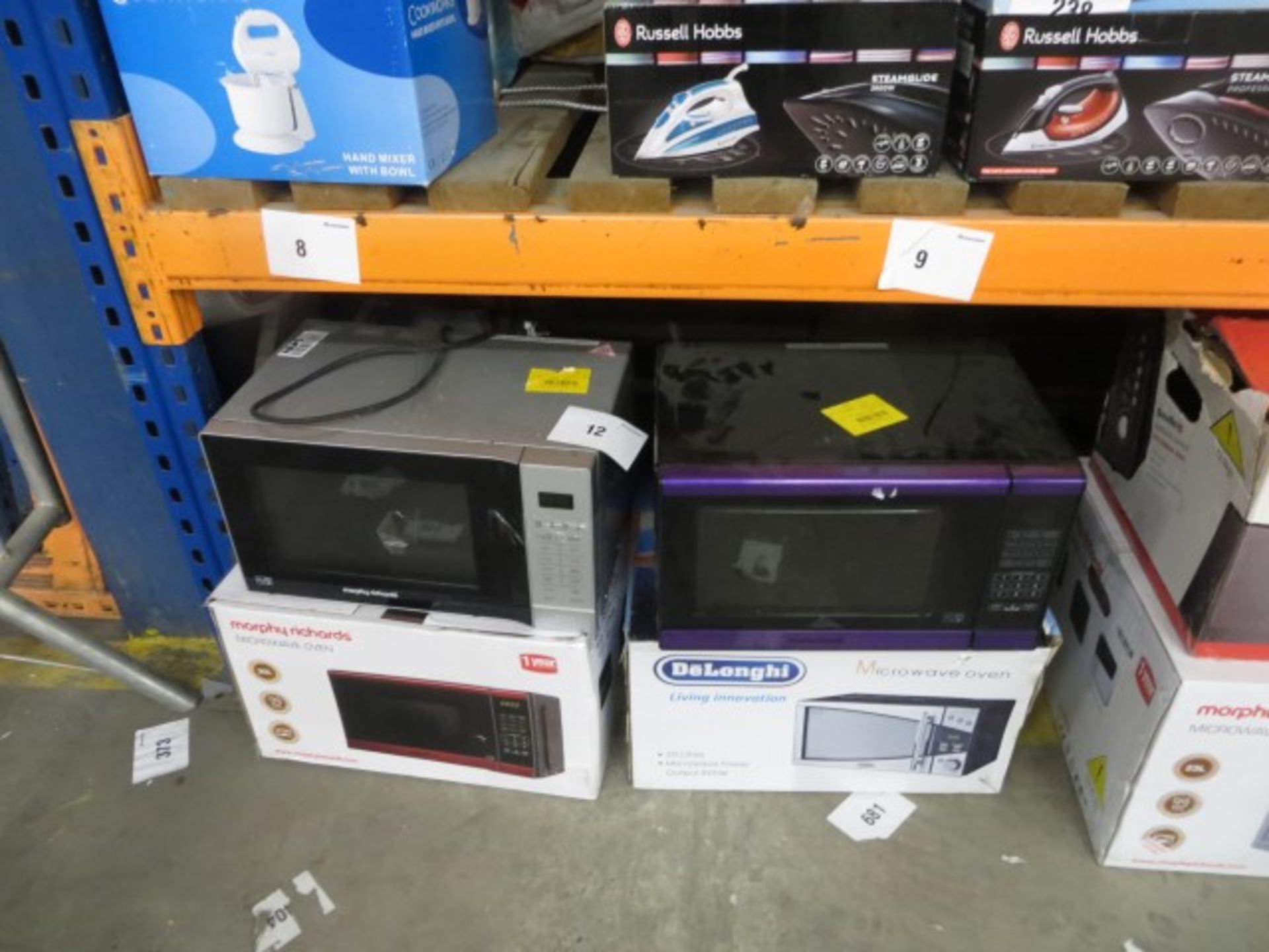 4X ASSORTED MICROWAVES