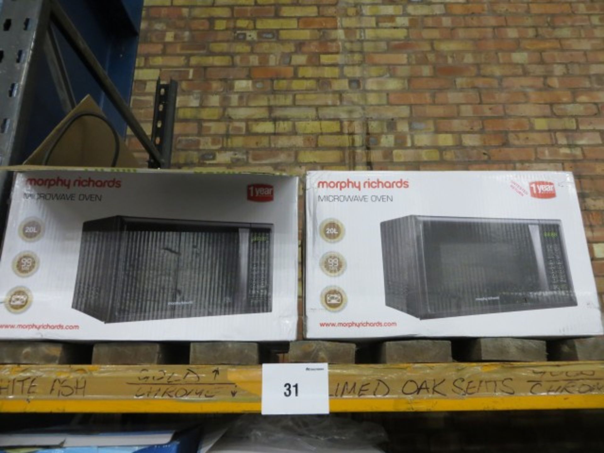 2X MORPHY RICHARDS MICROWAVES