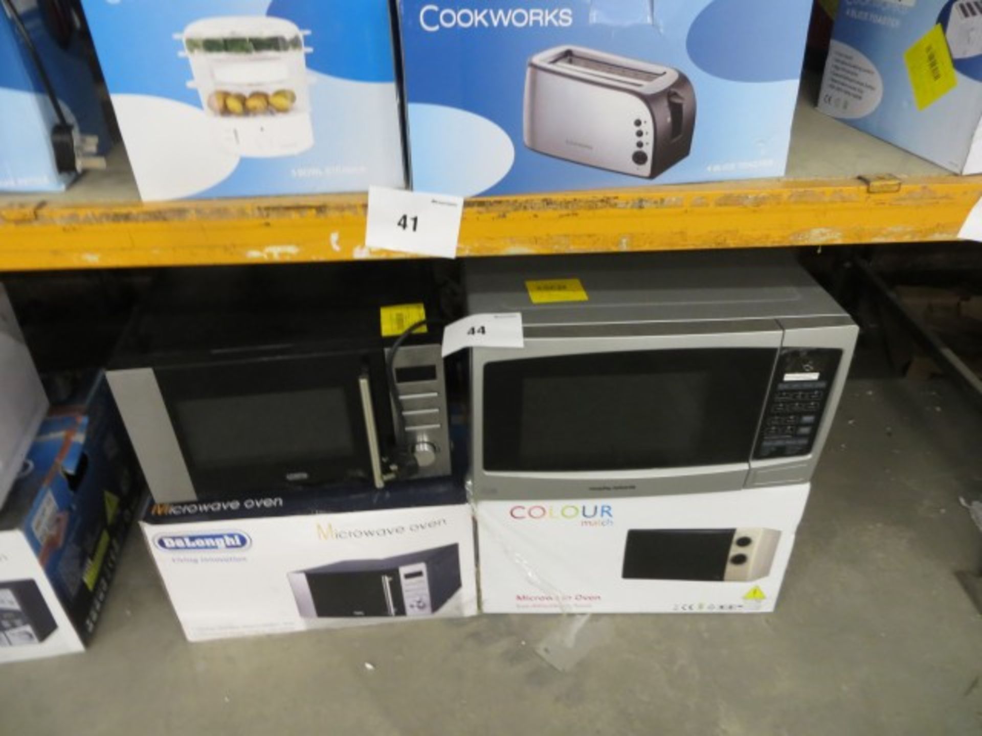 4X ASSORTED MICROWAVES