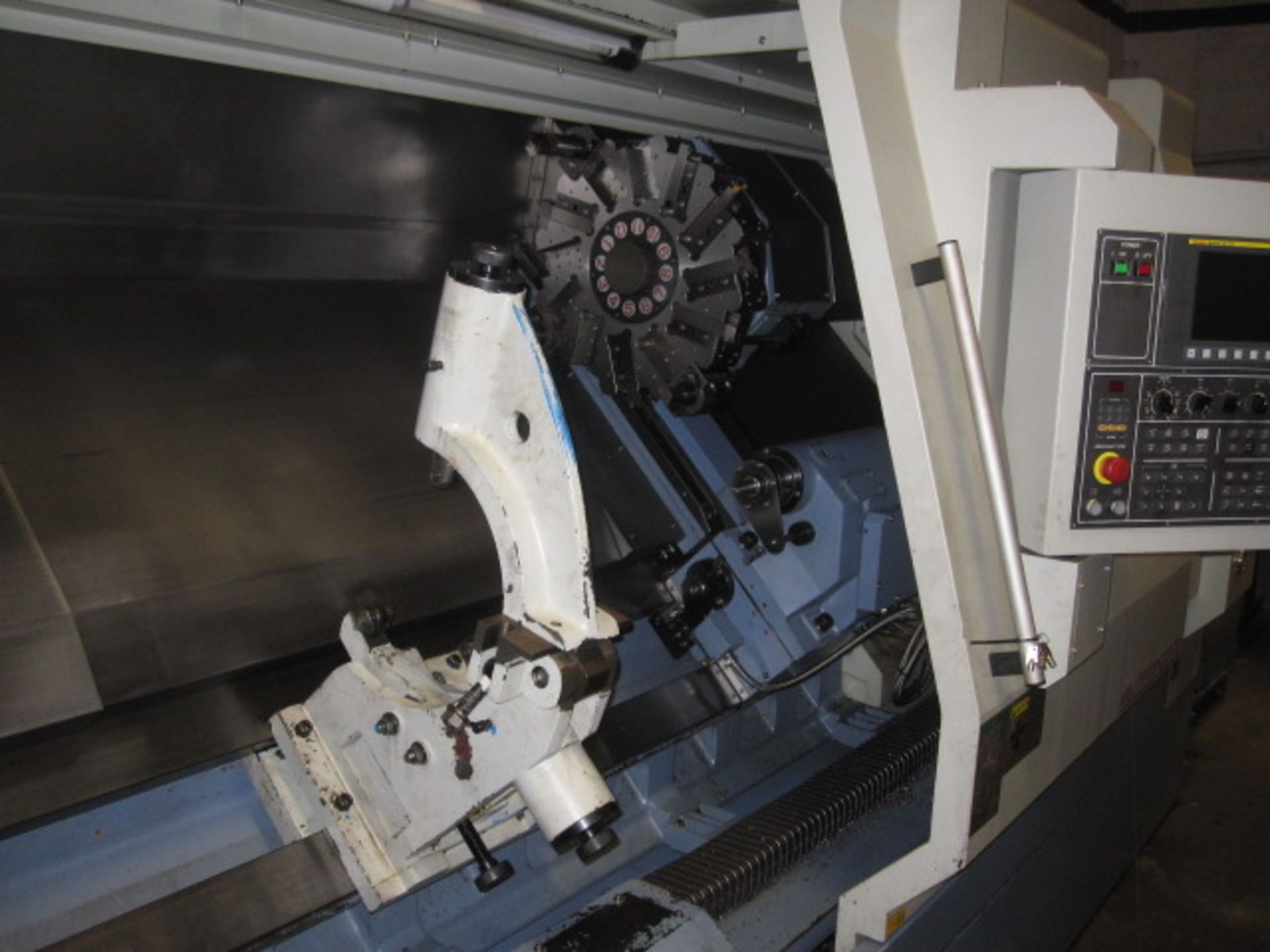 FORCE ONE Model TC3523 heavy duty horizontal 12 station CNC turret lathe. Serial No/DOM: T363013 ( - Image 3 of 6