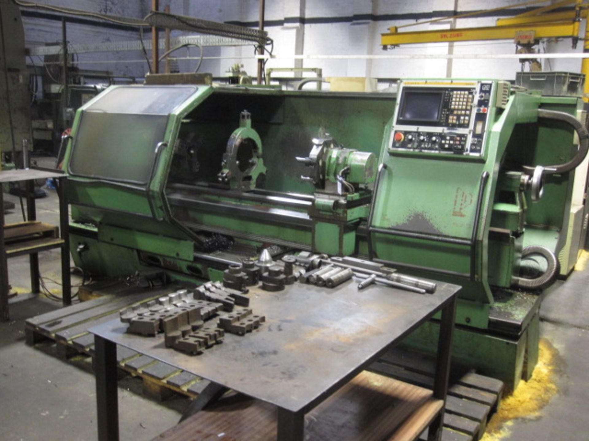 VOEST ALPINE Type WNE.570/2, 6 station CNC lathe. Serial No/DOM: 03281401 (1985). With SIEMENS - Image 2 of 2