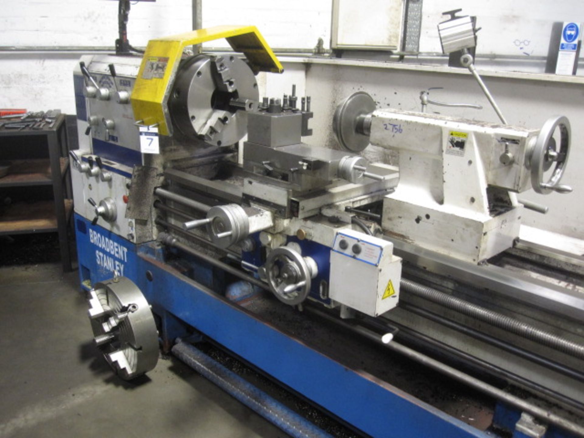 BROADBENT STANLEY Model BS 660 x 3300G, SS&SC manual gap-bed precision centre lathe. Serial No/ - Image 3 of 3