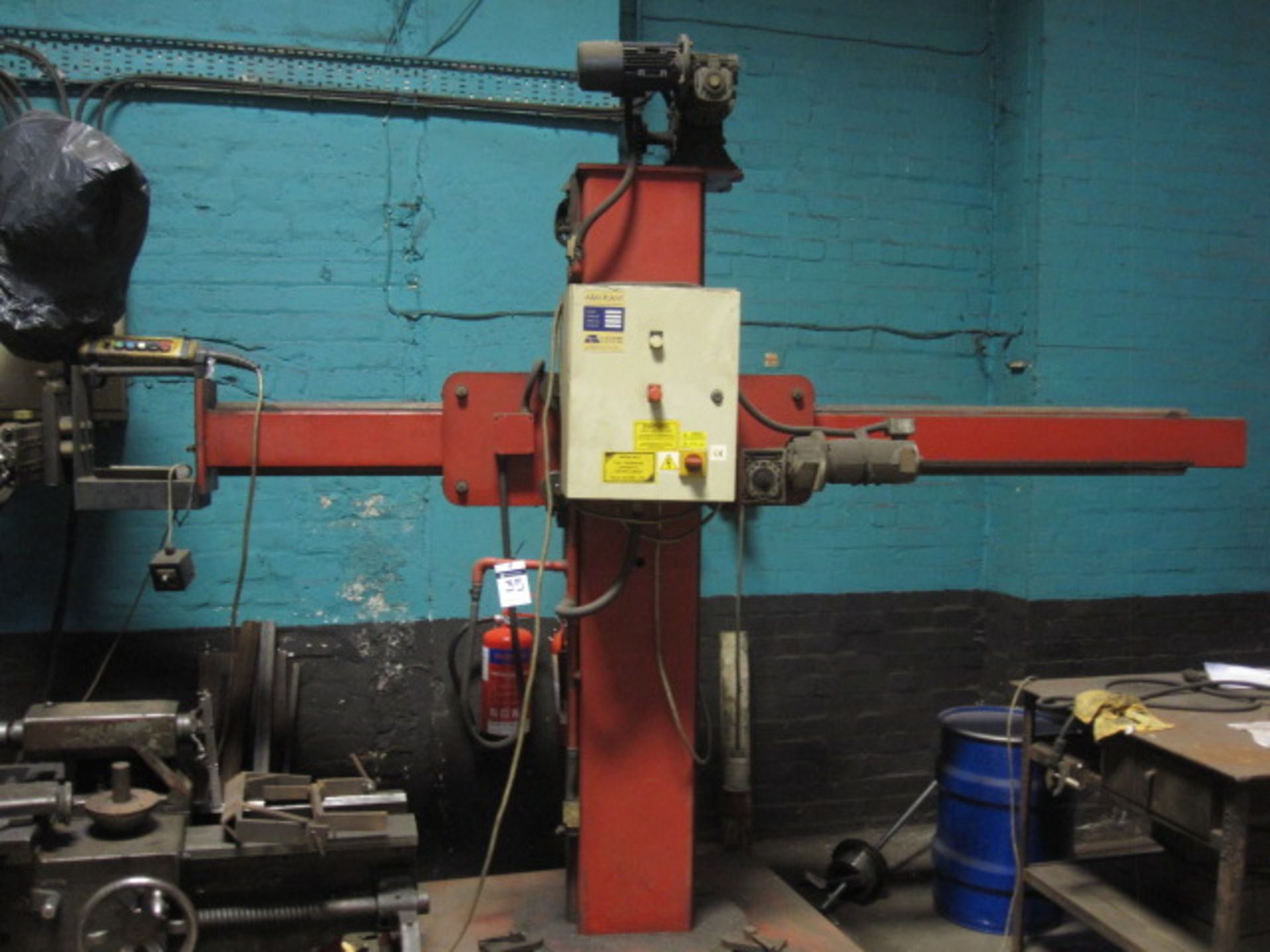 A&N PLANT sub-arc welder together with ESAB Model LAD 800 welding power source.  Note: We understand