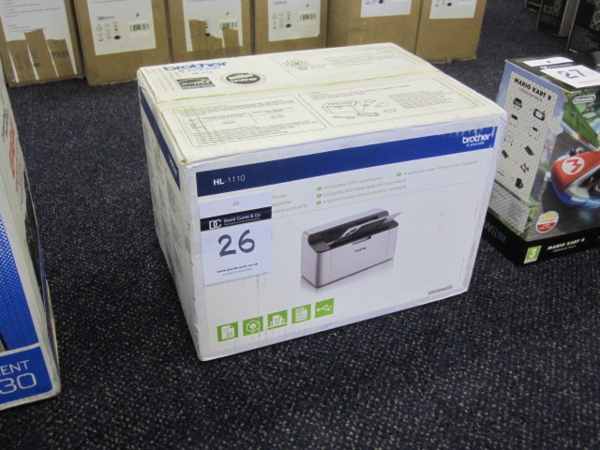 New boxed - Brother HL-1110 Compact A4 mono laser printer - Image 2 of 2