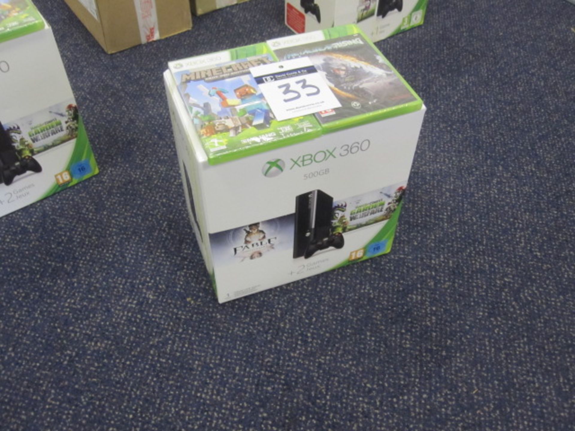 New boxed - XBOX 360 500GB bundle + Metalgear Rising Revengeance + Minecraft - Image 2 of 2