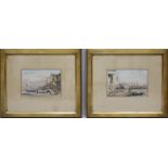 Fulleylove, John (1845 Leicester - London 1908)Pendants: Ansichten von Venedig. Aquarell/