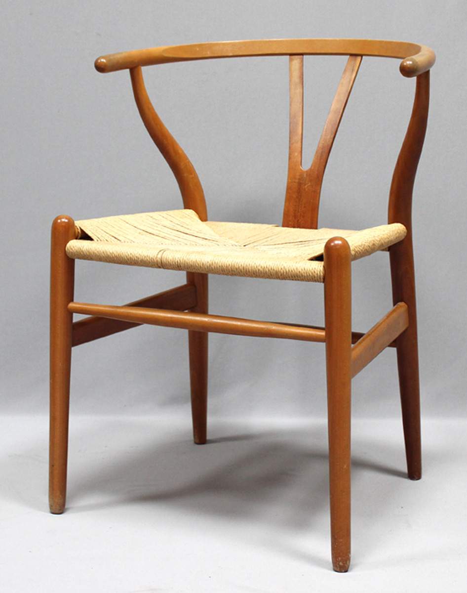 Wegner, Hans J. (1914 Tondern - Kopenhagen 2007)"Y Chair", Modell 24, auch "Wishbone Chair" genannt.