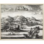 Dapper, Olfert (1636 Amsterdam 1689)Der griechische Hafen "CHIOS", so in der Platte betitelt.