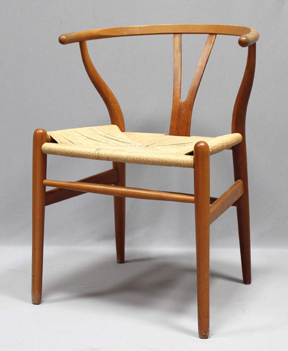 Wegner, Hans J. (1914 Tondern - Kopenhagen 2007)"Y Chair", Modell 24, auch "Wishbone Chair" genannt.