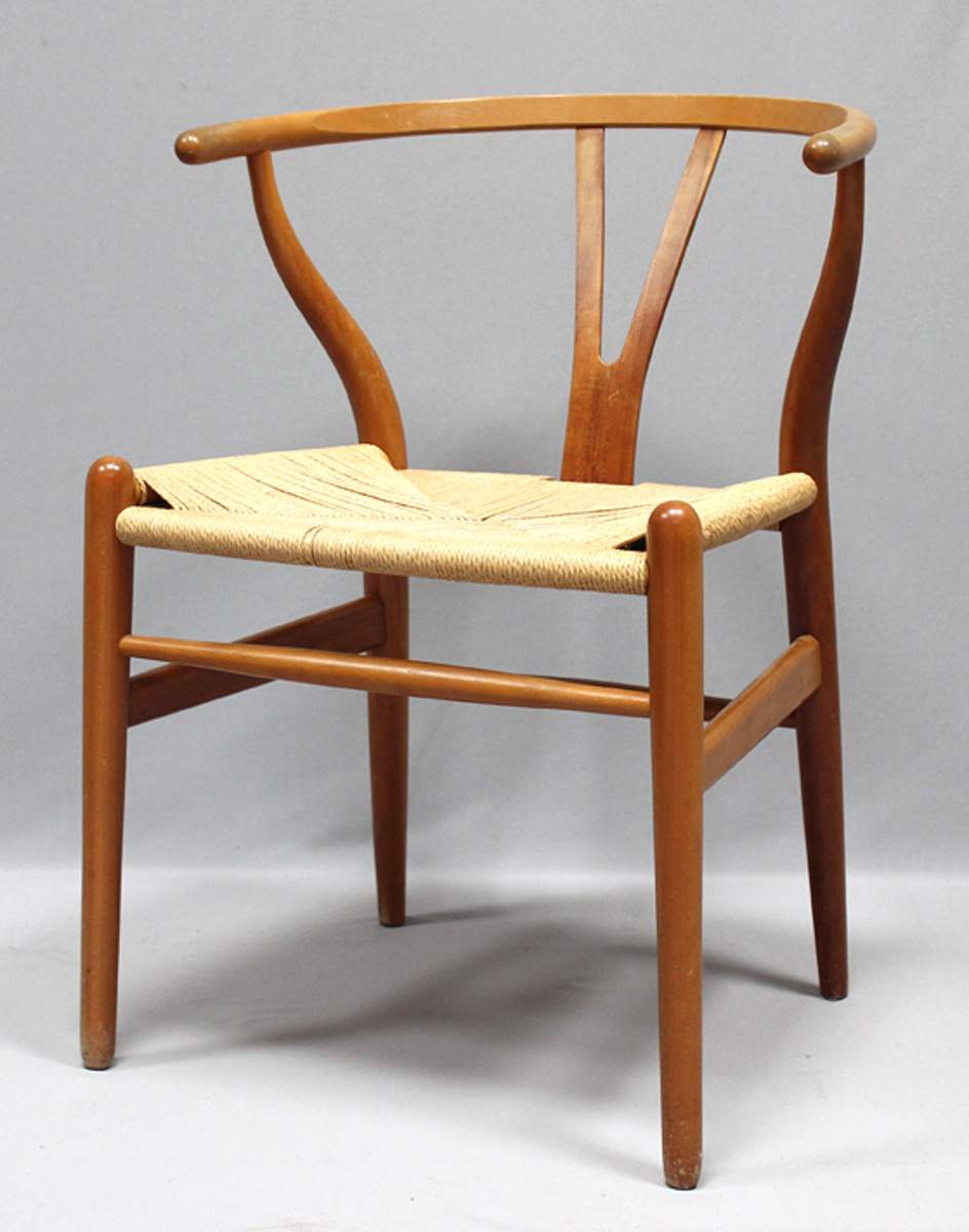 Wegner, Hans J. (1914 Tondern - Kopenhagen 2007)"Y Chair", Modell 24, auch "Wishbone Chair" genannt.