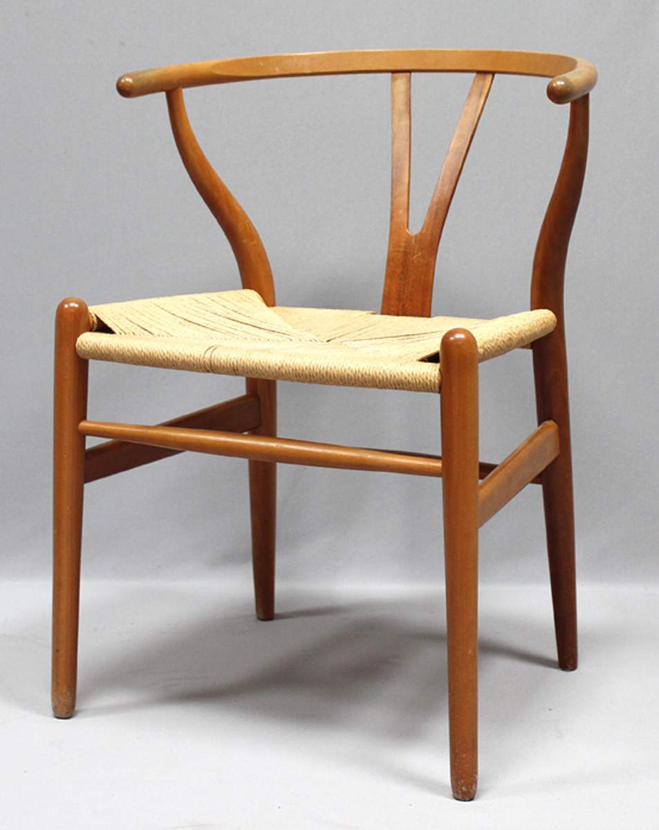 Wegner, Hans J. (1914 Tondern - Kopenhagen 2007)"Y Chair", Modell 24, auch "Wishbone Chair" genannt.