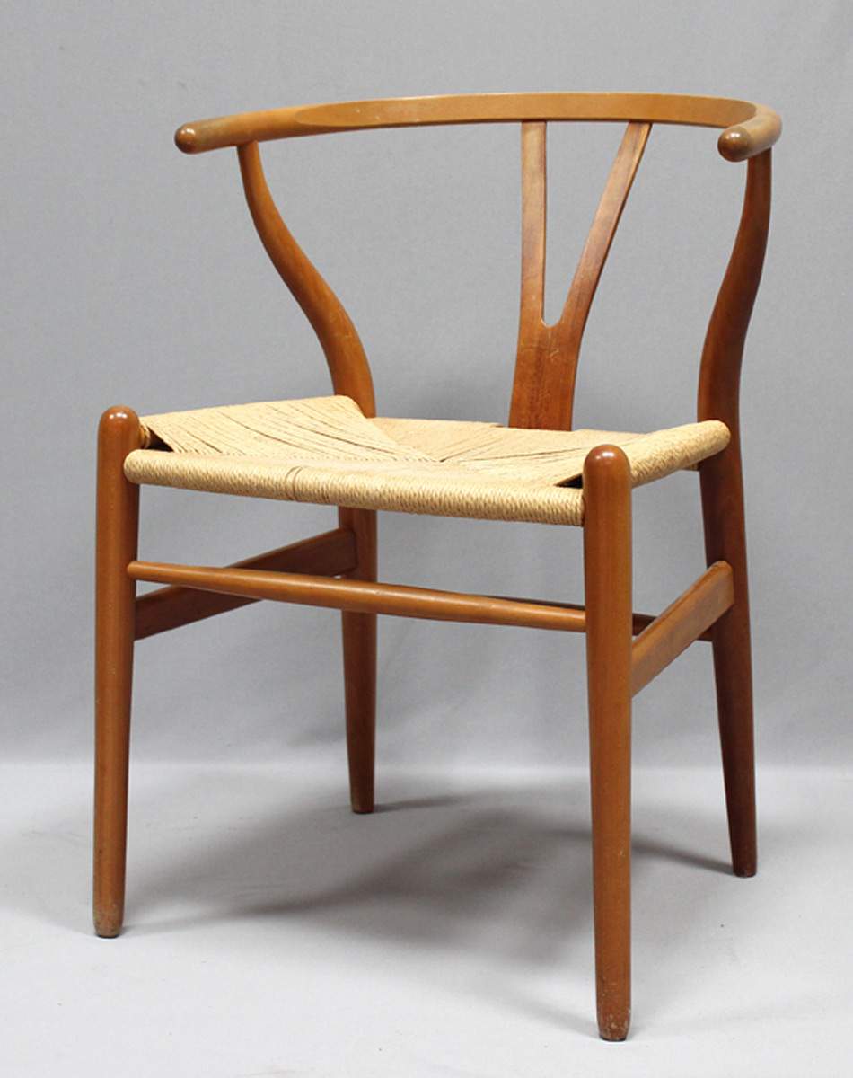 Wegner, Hans J. (1914 Tondern - Kopenhagen 2007)"Y Chair", Modell 24, auch "Wishbone Chair" genannt.