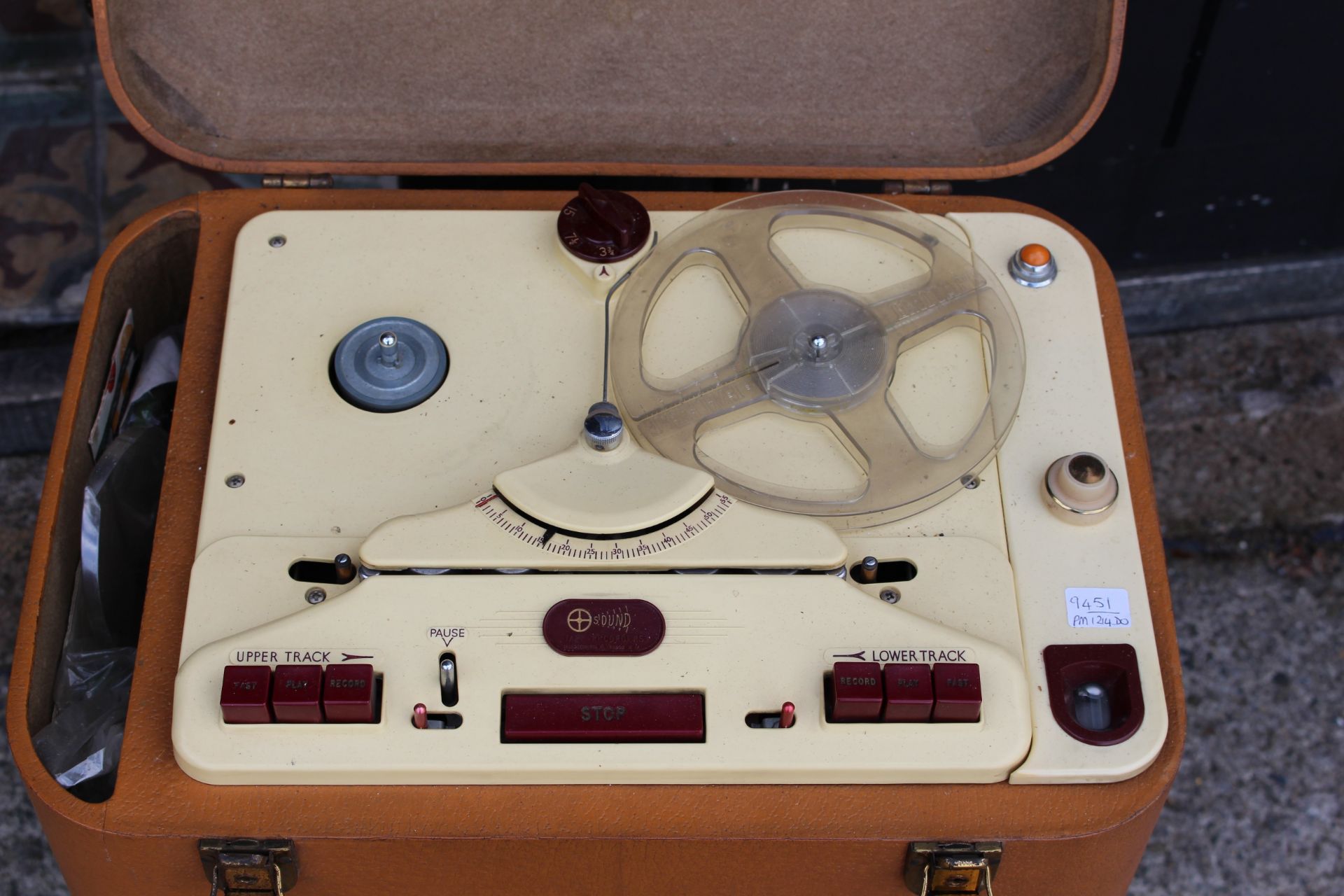 vintage sound tape recorder (make is sound) - Image 2 of 4