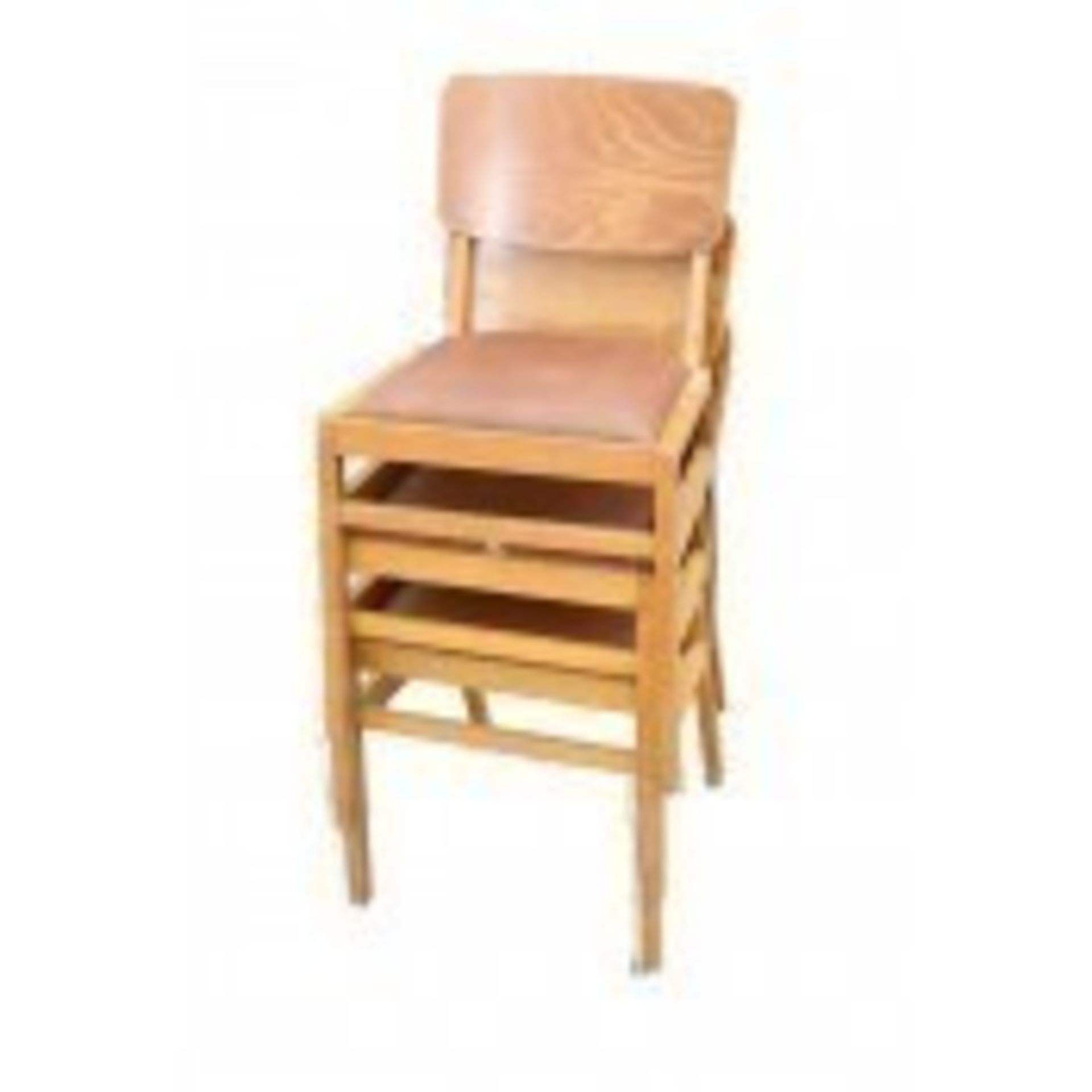 vintage 50's stacking chair set of 4   H:79CM W:44CM D:41CM