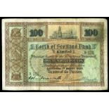 BRITISH BANKNOTES, North of Scotland Bank Ltd, One Hundred Pounds, 1 March 1930, A 0007/0636,