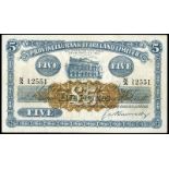 BRITISH BANKNOTES, Provincial Bank of Ireland Ltd: Northern Ireland, Five Pounds, 5 May 1938, NA