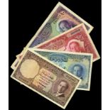WORLD BANKNOTES, Iraq, National Bank, Half-Dinar, One Dinar, Five Dinars, D 688926, Ten Dinars, B