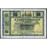 BRITISH BANKNOTES, North of Scotland Bank Ltd, Five Pounds, 2 March 1925, A 0455/0242, Smith-Cumming