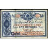 BRITISH BANKNOTES, The Clydesdale Bank Ltd, One Hundred Pounds, 23 November 1938, F/R 0000264,