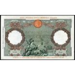 WORLD BANKNOTES, Italian East Africa, Banca d’Italia, One Hundred Lire, 1939, F26 8346, Azzolini-