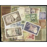 WORLD BANKNOTES, SPAIN, Banco de España, Twenty Five Pesetas, 1954, One Hundred Pesetas (11),