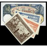 WORLD BANKNOTES, French West Africa, Banque de l’Afrique Occidentale, Five Francs, 10 April 1924,