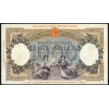 WORLD BANKNOTES, Italian East Africa, Banca d’Italia, One Thousand Lire, 1938, F2 5468, Azzolini-