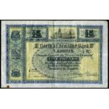 BRITISH BANKNOTES, North of Scotland Bank Ltd, Five Pounds, 2 March 1925, A 0439/0464, Smith-Main