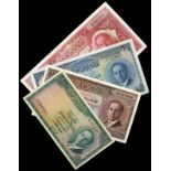 WORLD BANKNOTES, Iraq, National Bank, Quarter-Dinar, Half-Dinar, One Dinar, Five Dinars, H 051304,