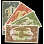 WORLD BANKNOTES, Tonga, Government, Four Shillings, E/1 14818, Ten Shillings, C/1 77435, both 3