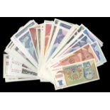 WORLD BANKNOTES, Yugoslavia, National Bank, 1991-4, various (60), including 39 different